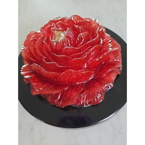 Handmade Other - Handmade Resin Flower Black Red DecorationGift. 602
